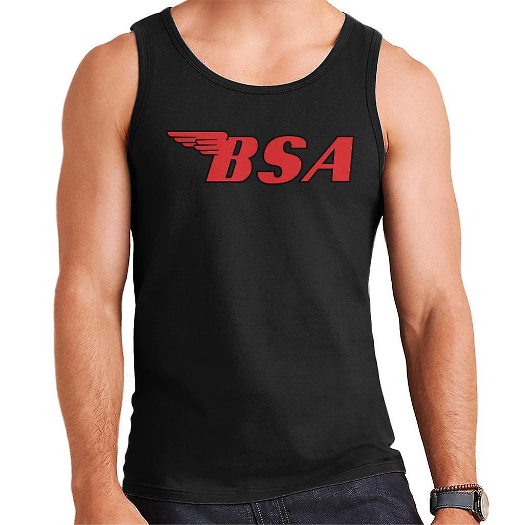 BSA Red Logo Men's Vest Black Medium