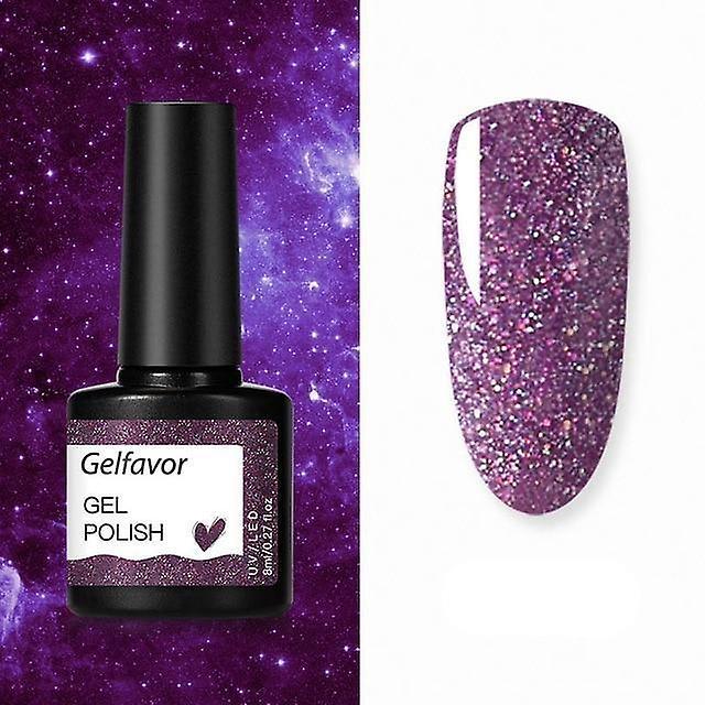 Slowmoose Nail Polish Glitter For Manicure-base And Top Coat, Soak-off Gel GE17-G055