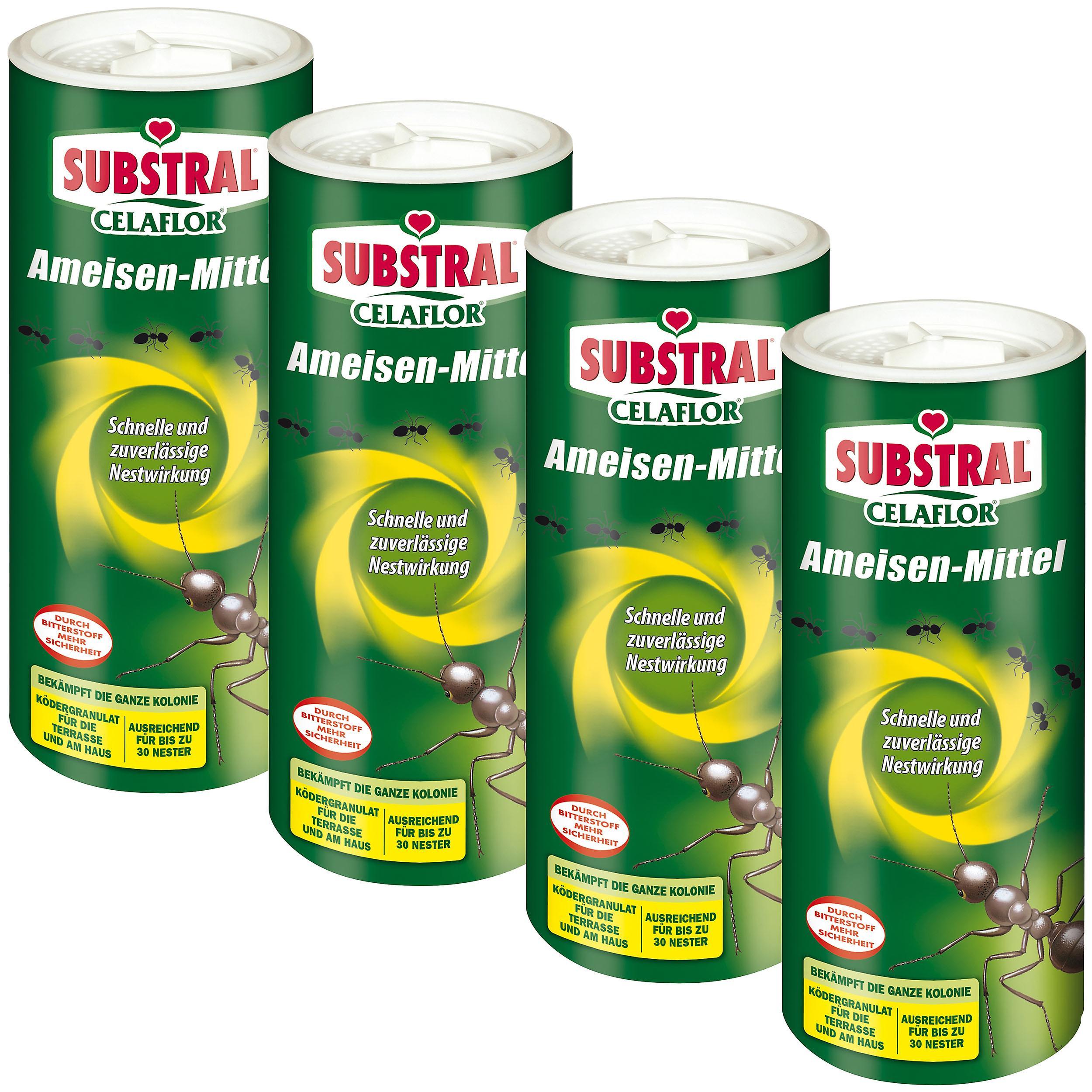 4 x SUBSTRAL® Celaflor® Outdoor Ant Remedent, 300 g