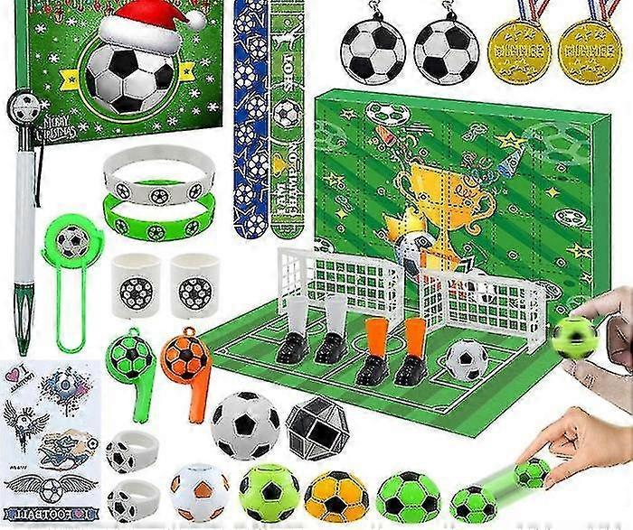 Shanxi Shuishuidiansan Trading Football Advent Calendar Boy Girls 2023, 24 Gifts With Medal Whistle Christmas Countdown-christmas Present