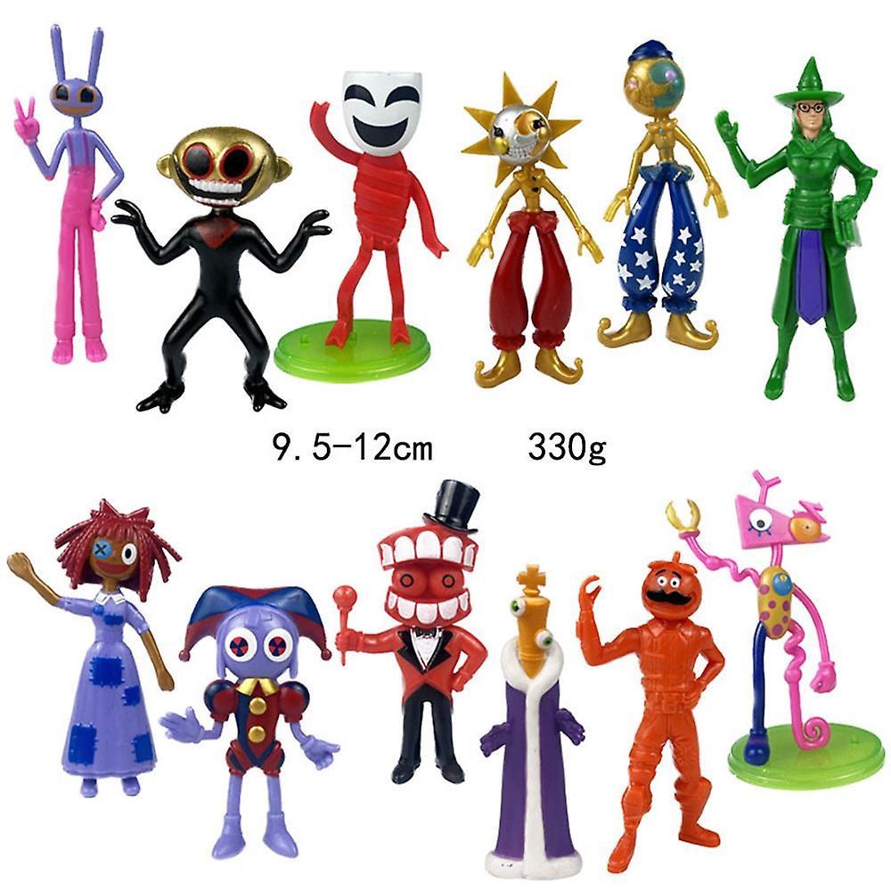 Eocici The Amazing Digital Circus Figure Set Toy Jax Pomni Caine Ragatha Figurines Set Home Decoration Gifts F