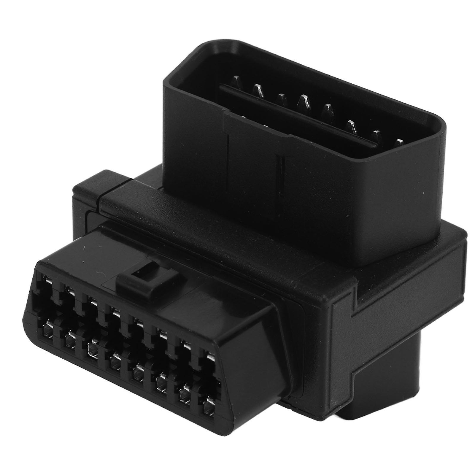 OBD2 Adapter Splitter 16 Pin Male OBD2 Splitter Connector - 2 Female Adapters for Diagnostic Extender