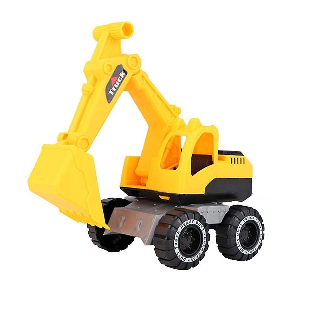 Slowmoose Classic Simulation Engineering Car Toy Excavator, Tractor  Model Excavator-A1