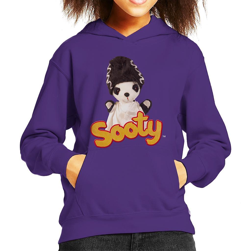 Sooty Halloween Spooky Soo Kid's Hooded Sweatshirt Purple X-Small (3-4 yrs)