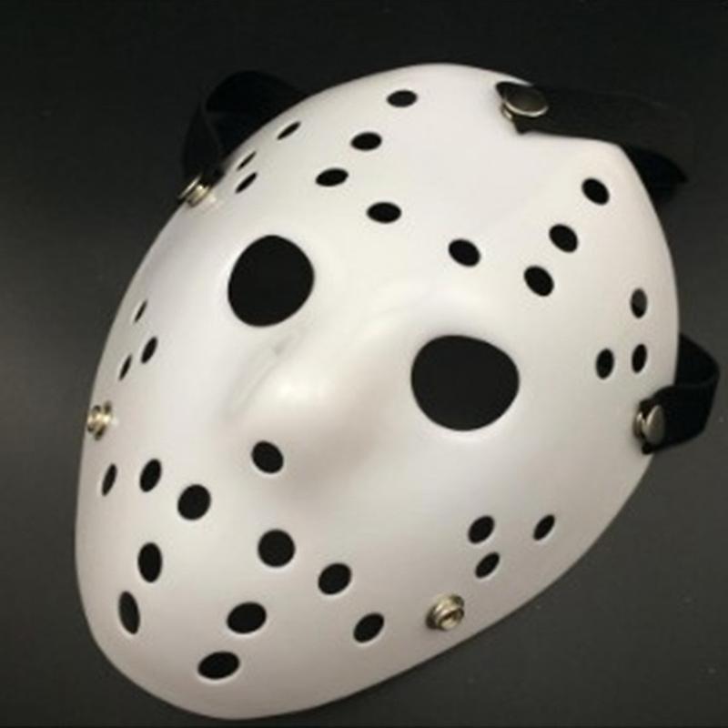 Vicbuy Horror Jason Voorhees Friday The 13th Scary Mask Cosplay Party Props All White