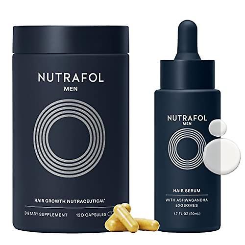 Nutrafol Men's Hair Growth Supplement And Hair Serum 1.7 Fl Oz Bottle