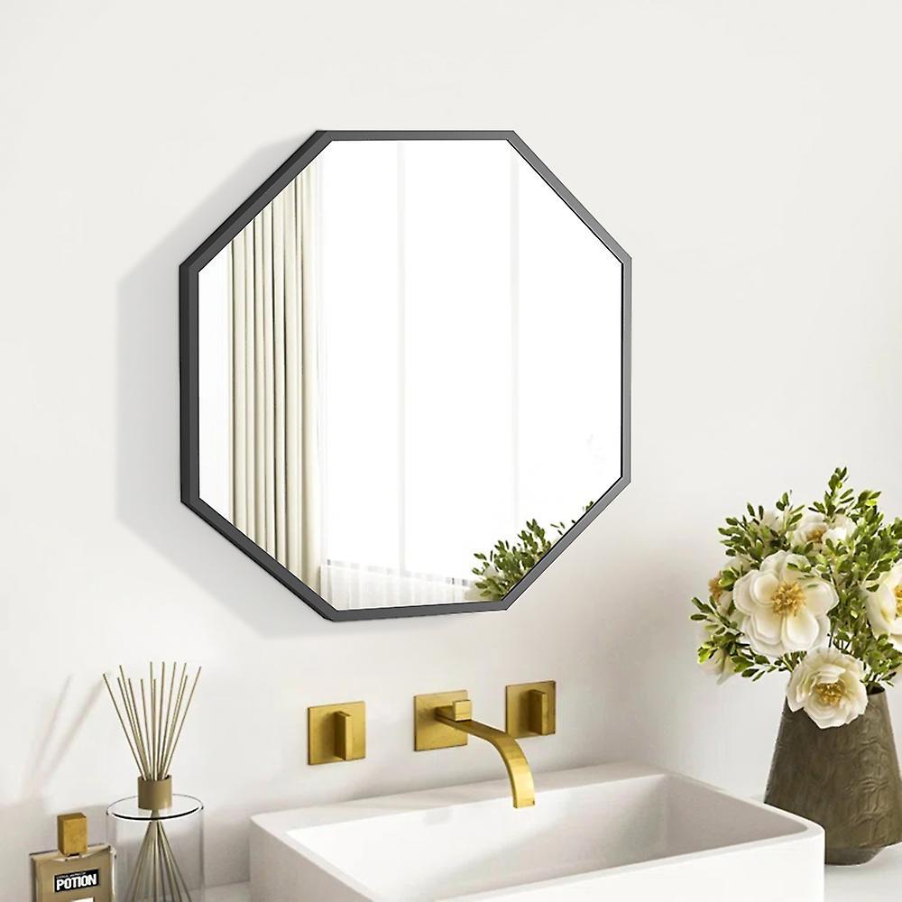 Living And Home Modern Octagon Wall Mounted Bathroom Vanity Mirror