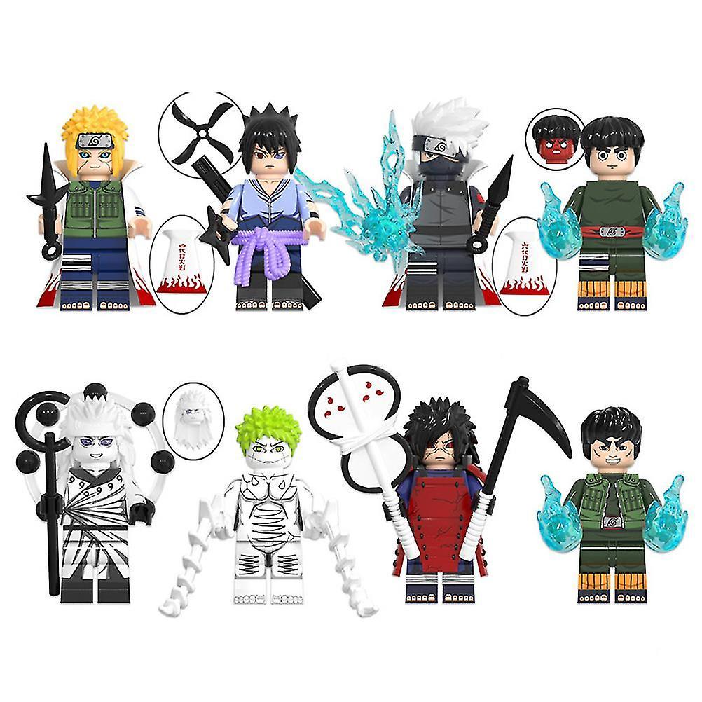 Anime Figures Building Blocks Anime Building Blocks Set - 8 Mini Figures for Party Favors, Birthday Gifts and Toy Supplies