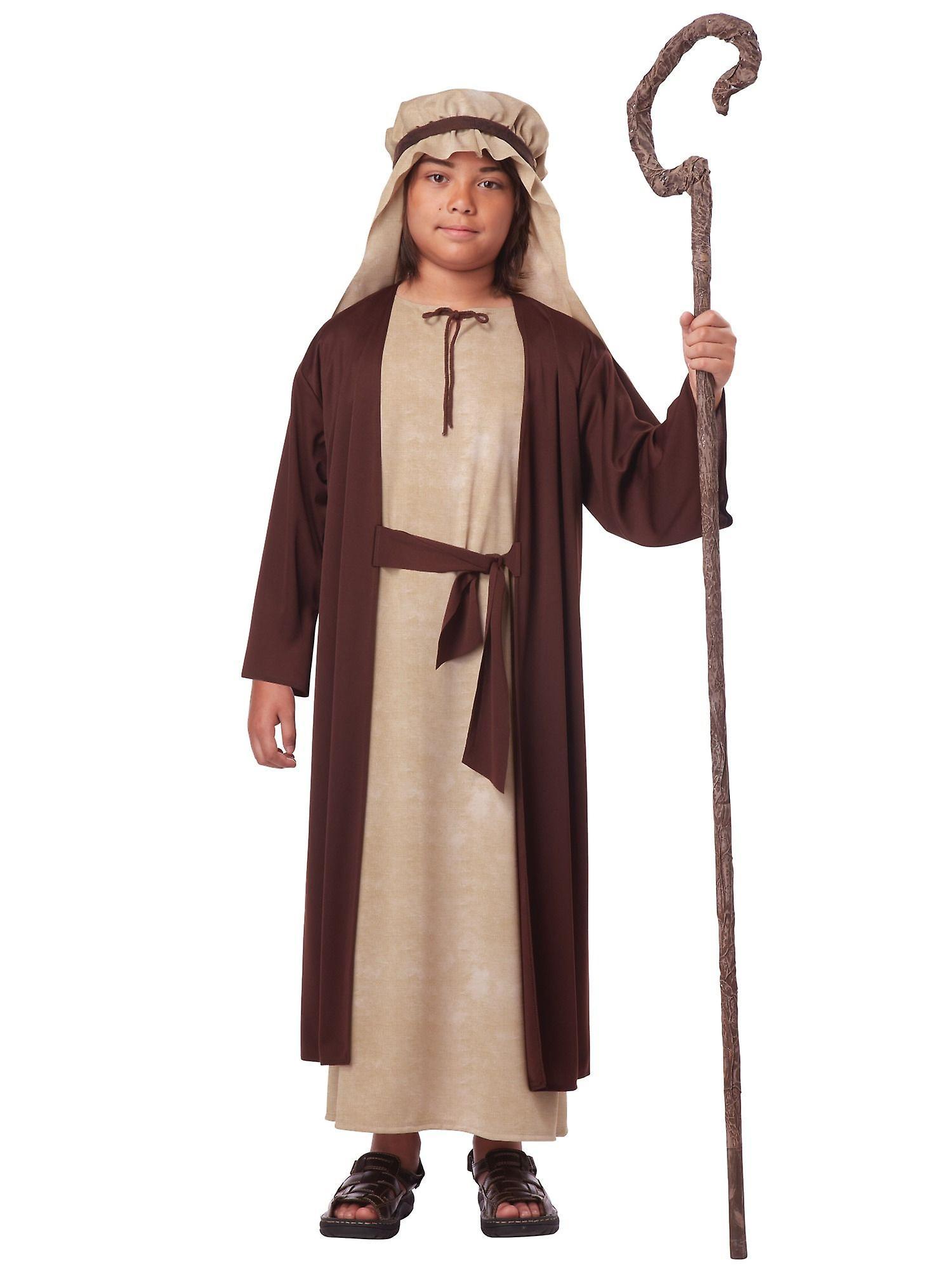 California Costume Collections Saint Joseph Biblical Religious Christmas Good Friday Easter Boys Costume Brown X-Large (12-14)