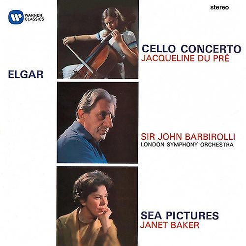 Warner Classics Elgar / Du Pre / Baker / Barbirolli - Cello Concerto / Sea Pictures / Overture: Cockaign  [COMPACT DISCS] USA import