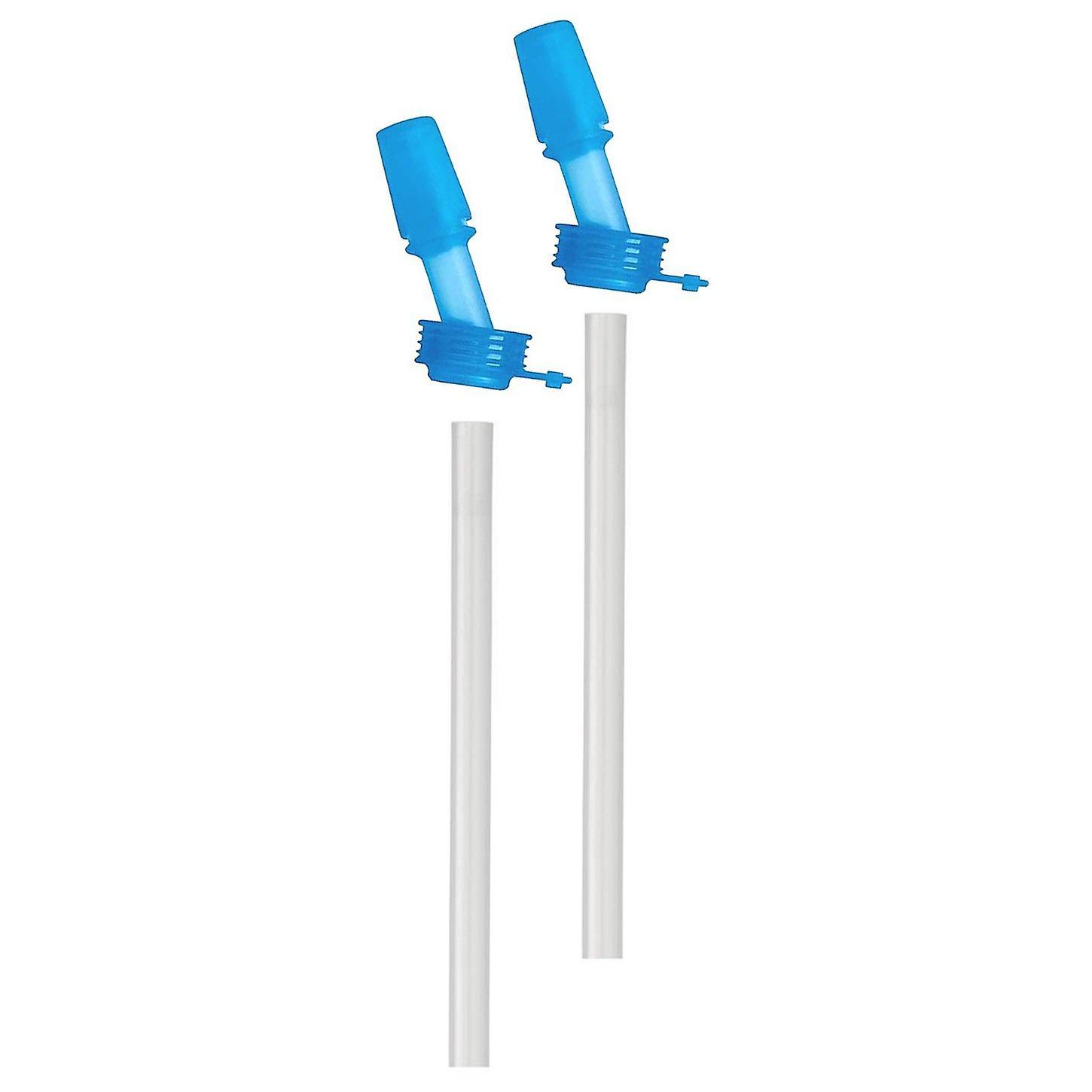 Camelbak Eddy+ Kid Bottle replacement Blue Bite Valves + 12mm straws - 2 pack standard