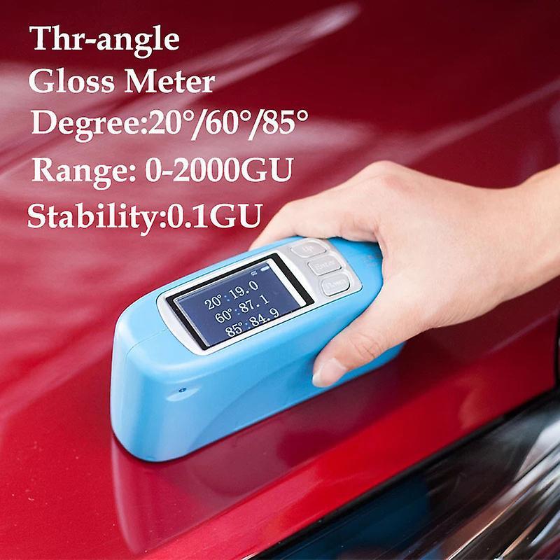 Ninesun Tri-angle Gloss Meter High- Precision 20/60/85 Degree Portable Glossmeter For Car Paint,furniture,rubber,paper,film