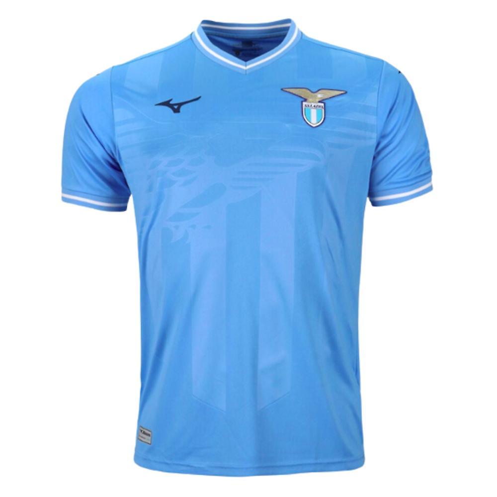 Mizuno 2023-2024 Lazio Home Shirt Blue Medium Adults