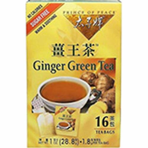 Prince Of Peace Ginger Green Tea, 16 bags (Pack of 1)