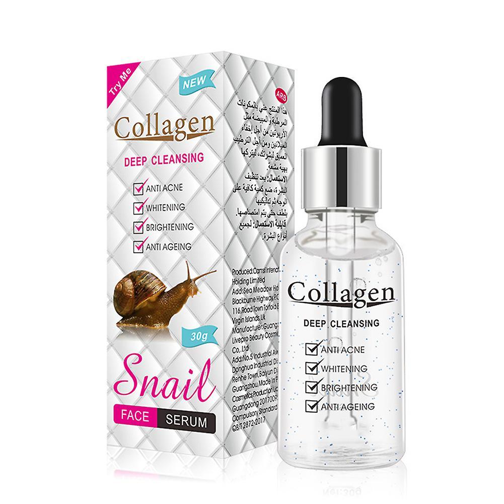 Yirtree Collagen Snail Face Brightening Serum Anti-wrinkle Tightening Whitening Essence