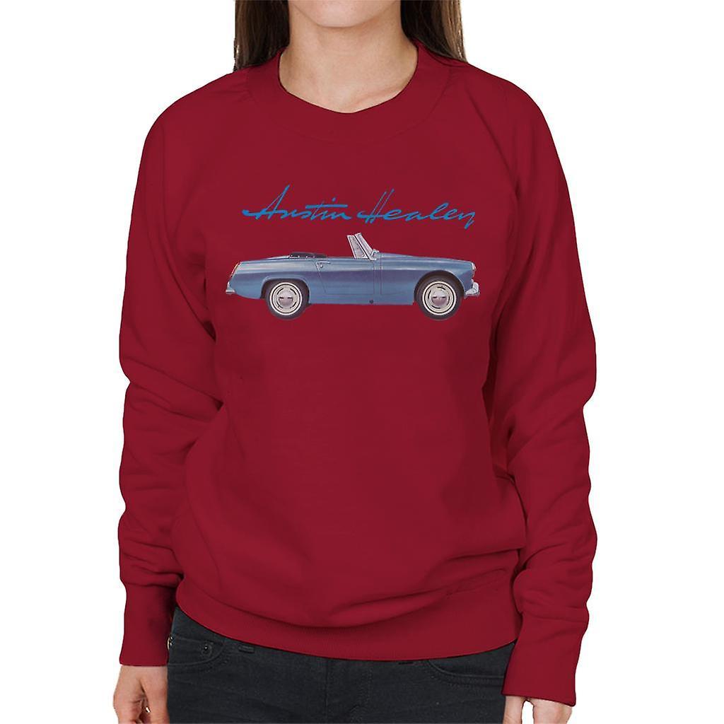 Austin Healey Blue British Motor Heritage Women's Sweatshirt Cherry Red XX-Large