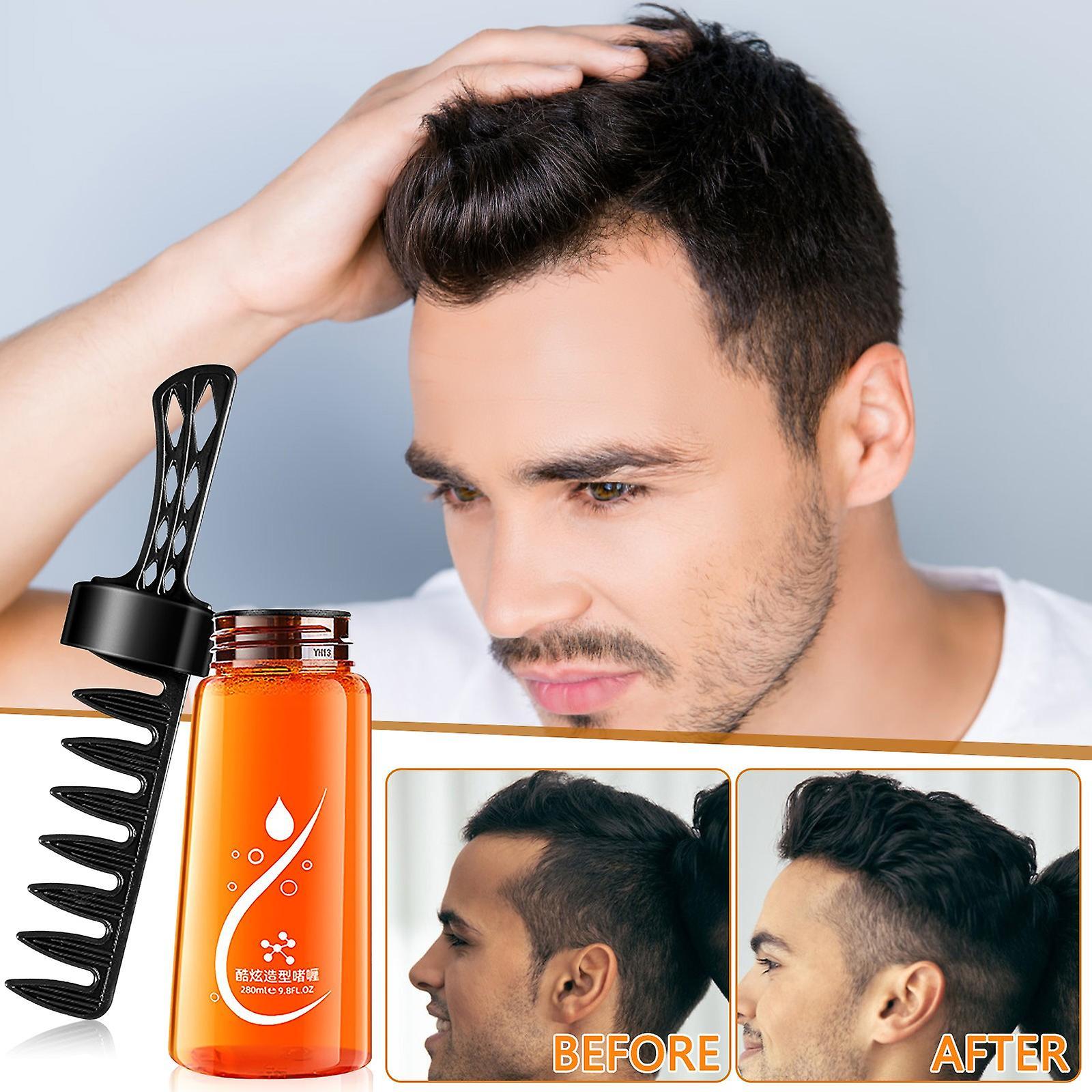 Congjing Hair Setting Gel With Dip Comb Men Styling Wax Solution 280ml