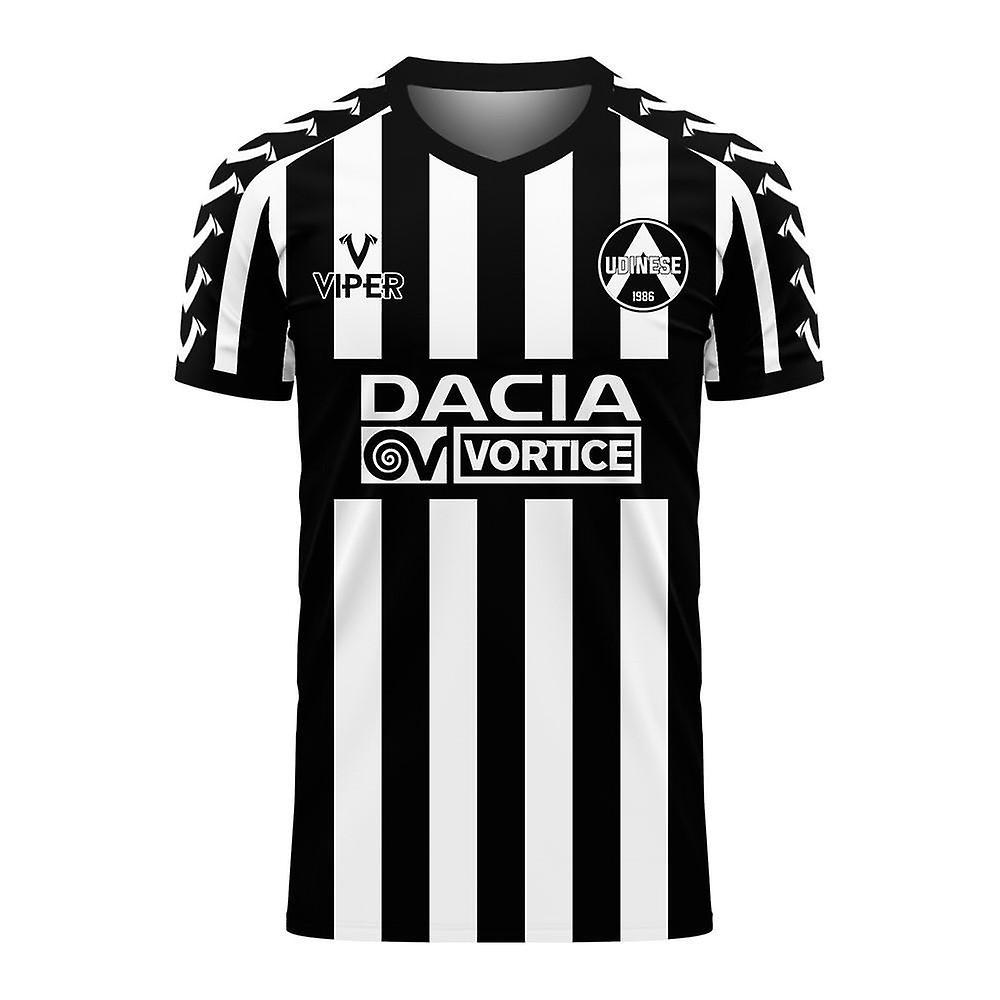 Viper Sportswear Udinese 2024-2025 Home Concept Football Kit (Viper) Black 5XL