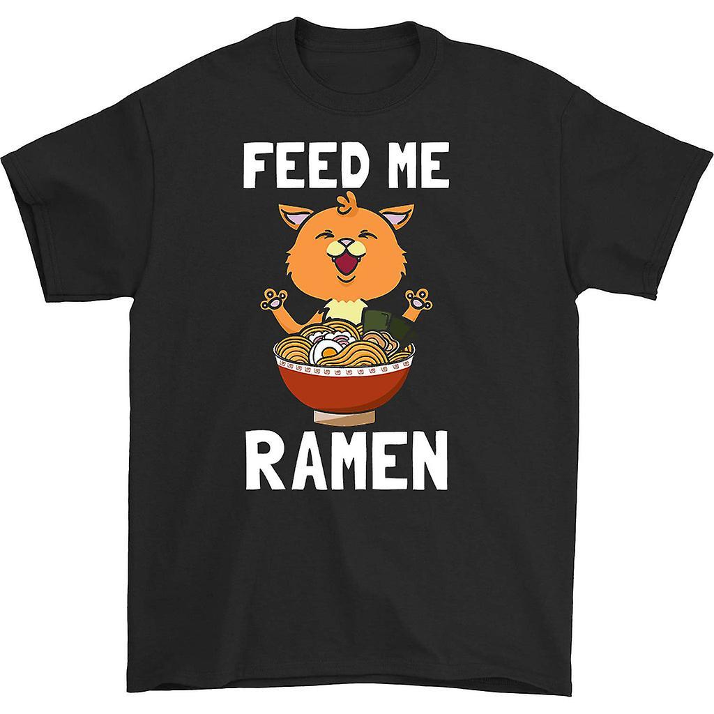 HISHARK Feed me ramen t-shirt black XXL