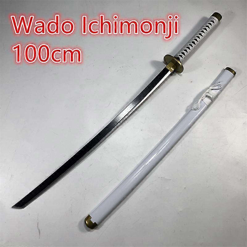 Atuto Anime Cosplay 100cm Yama Sword Weapon Armed Katana Espada Wood Ninja Knife Samurai Sword Prop Toys For Teens White