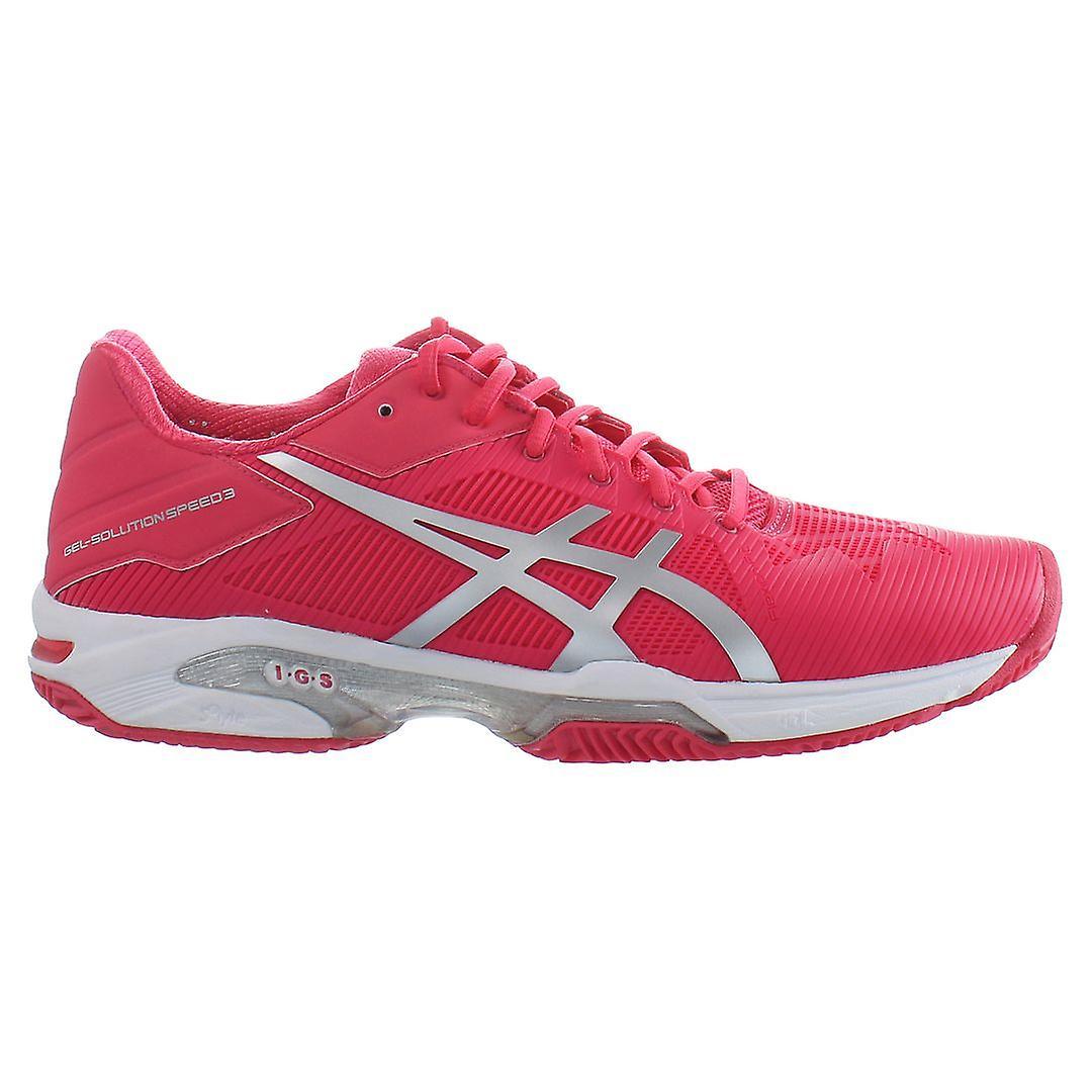 Asics Gel-Solution Speed 3 Clay Pink Synthetic Womens Padel Trainers E651N 1993 UK 5 EU 38 US 7