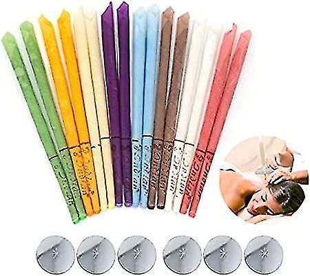 Snngv Pack Of 16 Ear Candles, Ear Wax Remover, Ear Candles, Natural Ear Candles, Ear Candles Made Of Natural Beeswax