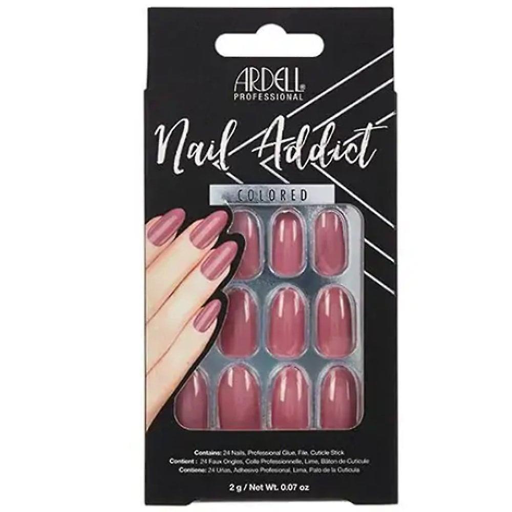 Ardell Nails Ardell Beauty Nail Addict Solid False Nails - Sweet Pink (24 Nails) (63833)