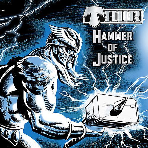 Deadline Music Thor - Hammer Of Justice  [VINYL LP] Blue, Ltd Ed USA import