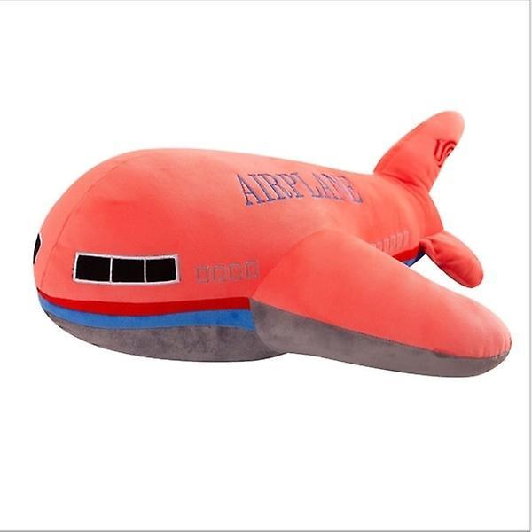 Aichuang New 40cm Simulation Airplane Plush Toy Children Sleeping Cushion Soft Baby Gift Red