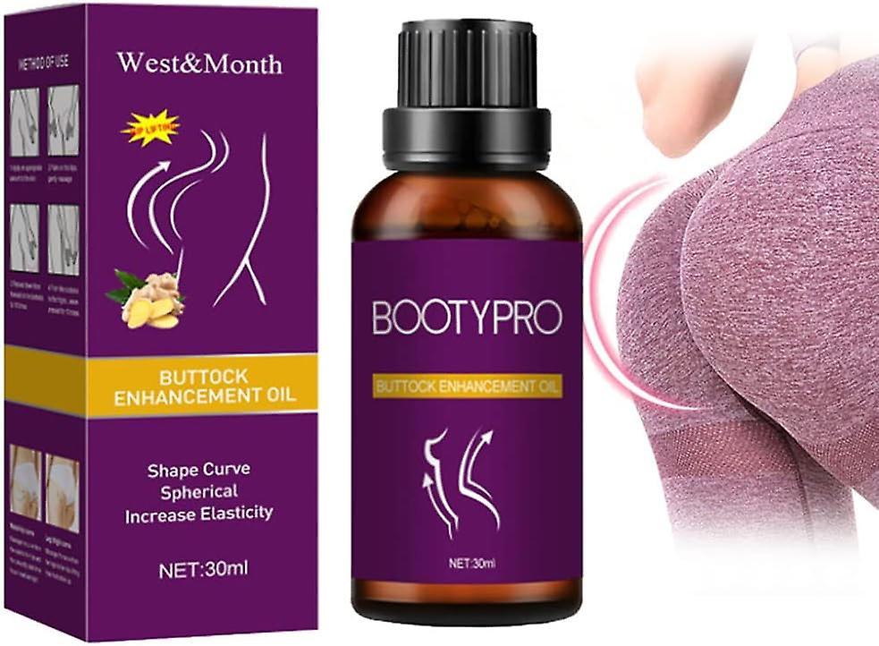 Frusde Booty Pro Hip Lifting Massage Oil, Plump Up Booty Enhancement Oil Hip Lift Up Essential Oil, Big Butt Massage Cream Butt Lifting Oil for Wom...