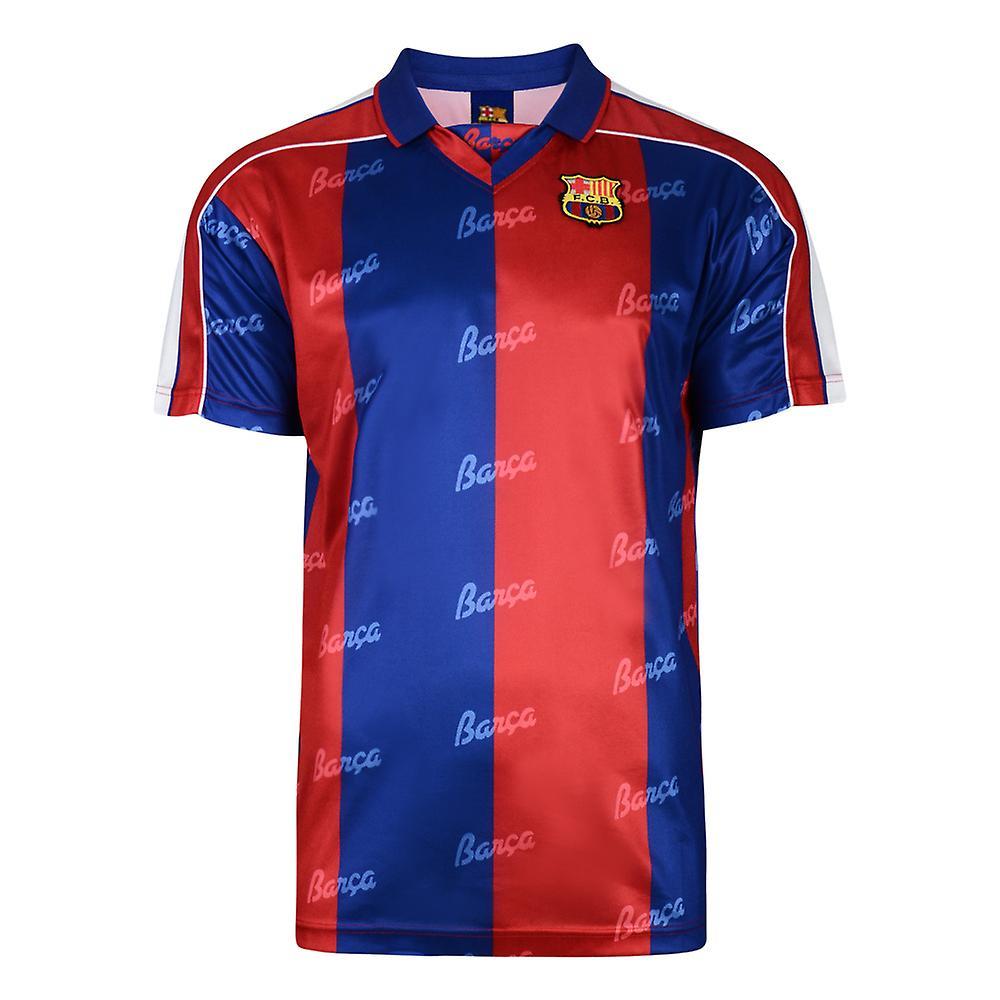 Score Draw Barcelona 1994 Retro Football Shirt Red XXL Adults