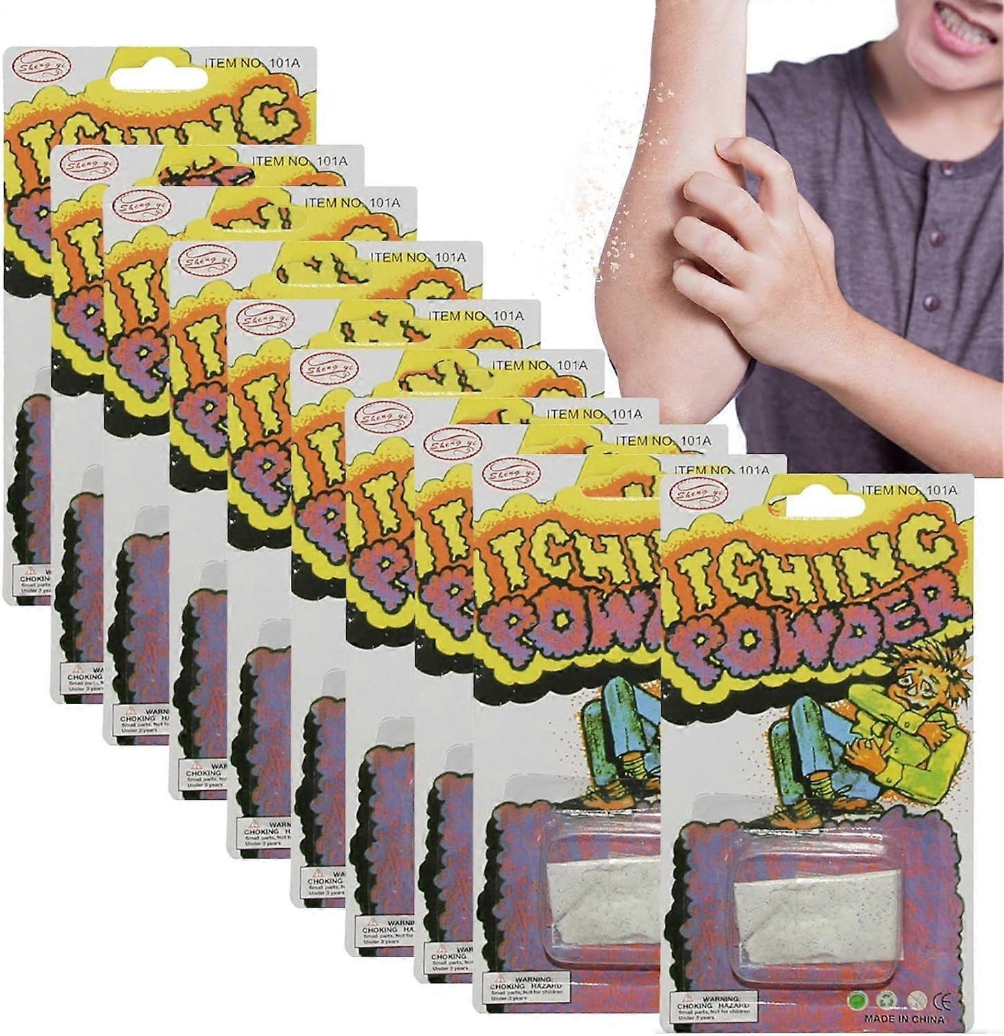 Unbrand Itching Powder Itching Powder Gag Prank Safe Funny Prank Prop Trick Prop Gag Gift For Joke Surprise April Fools Day 10 Pcs