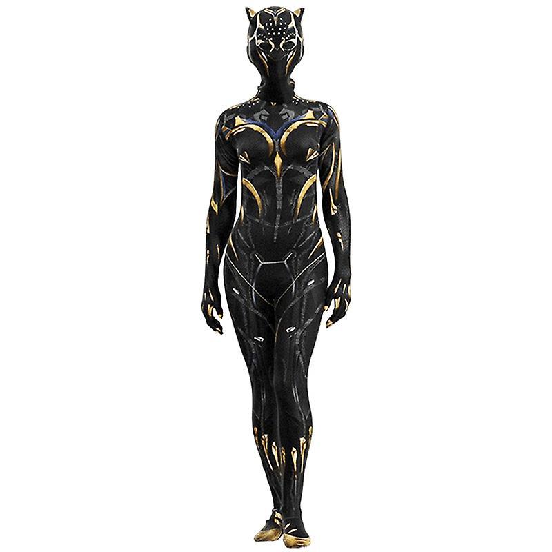 Stntv Black Panther Wakanda Forever Marvel Superhero Black Panther Shuri Cosplay Costume Jumpsuit Bodysuit Halloween Costume For Women 130