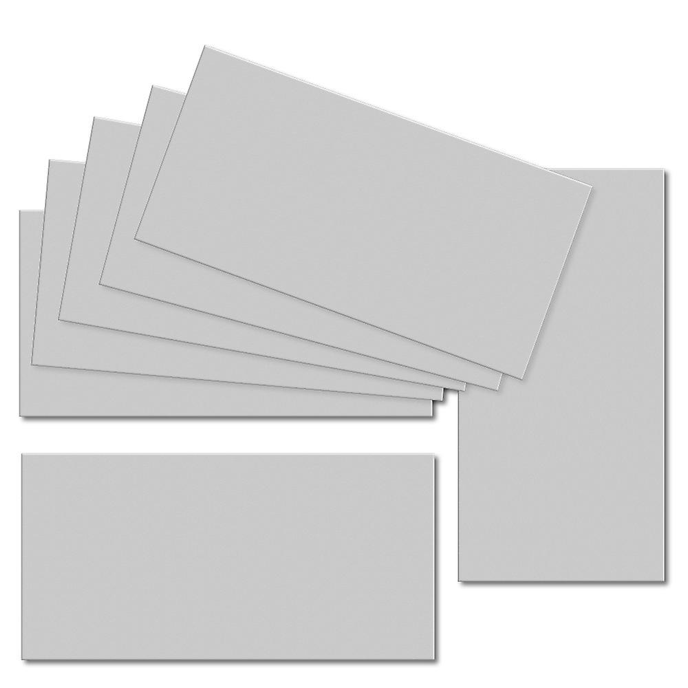 ColorSono Silver Grey. 100mm x 210mm. DL Standard. 235gsm Card Sheet. 25