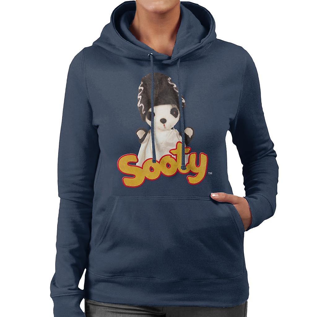 Sooty Halloween Spooky Soo Women's Hooded Sweatshirt Navy Blue Medium