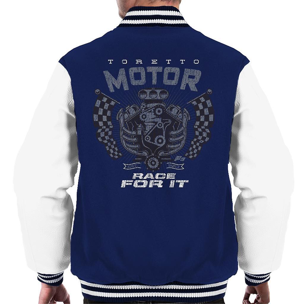 Fast & Furious Fast and Furious Toretto Race For It Men's Varsity Jacket Navy/White XX-Large