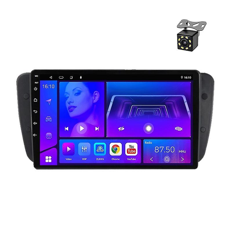 JIULUNET 2Din Android Car Radio For Seat Ibiza 6j 2009 2010 2011 2012 2013 Multimedia Player GPS Carplay Auto