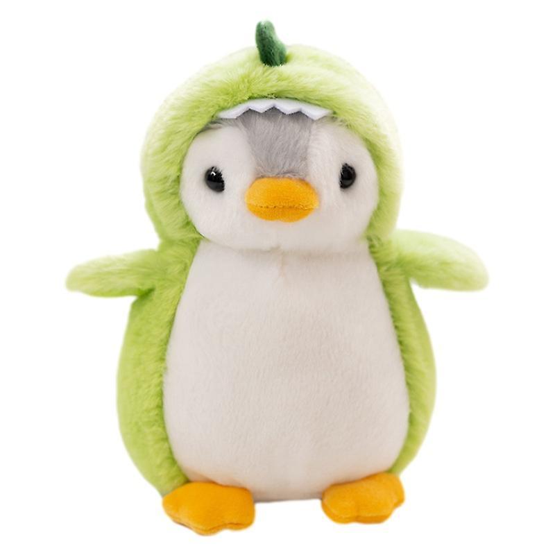 Wfuo Penguin Plush Toy Cute Transformation Penguin Doll Children Comfort Doll Penguin Rag Doll green