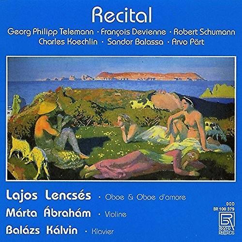 Bayer Telemann / Lencses / Abraham / Kalvin - Recital  [COMPACT DISCS] USA import