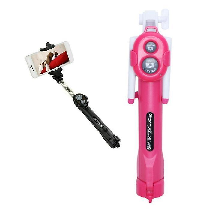 Stuff Certified ® Stuff Certified® Selfie Stick Tripod with Bluetooth - Wireless Smartphone Vlog Tripod and Tripod Selfie Stick Pink