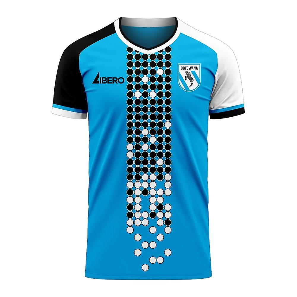 Libero Sportswear Botswana 2024-2025 Home Concept Football Kit (Libero) - Kids Blue SB 25-27 inch Chest (66/69cm)