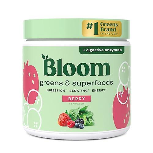 Bloom nutrition superfood greens powder berry 30 servings