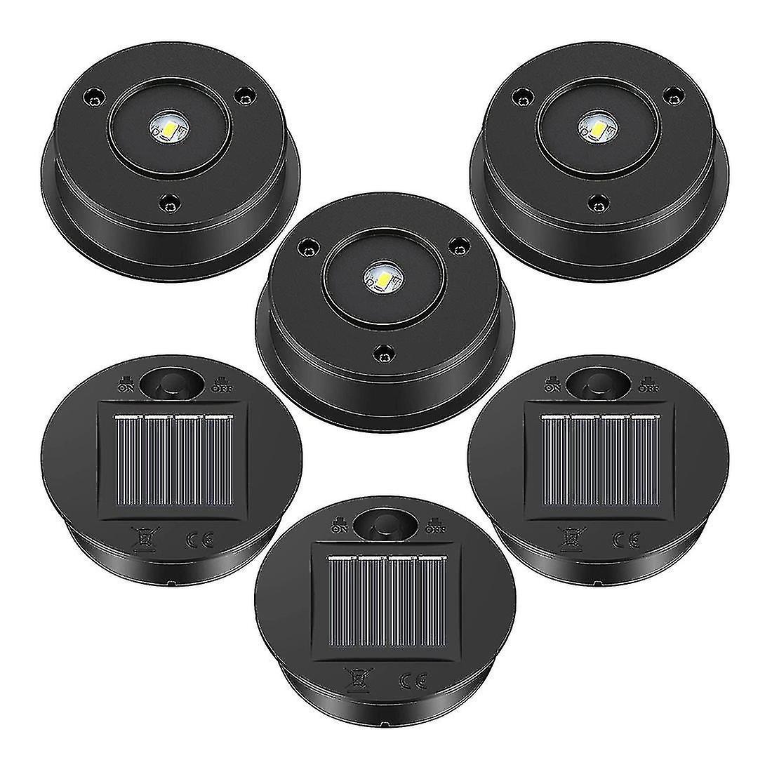 Subaoe 6 Pcs Solar Lights Replacement Top 7 Solar Lantern Parts Led Solar Panel Lantern Lid Lights Compatible Out-a February2