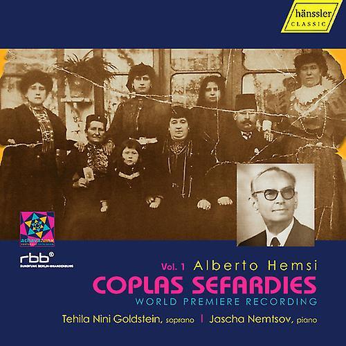 Profil - G Haenssler Hemsi / Goldstein / Nemtsov - Coplas Sefardies 1 [COMPACT DISCS] USA Import