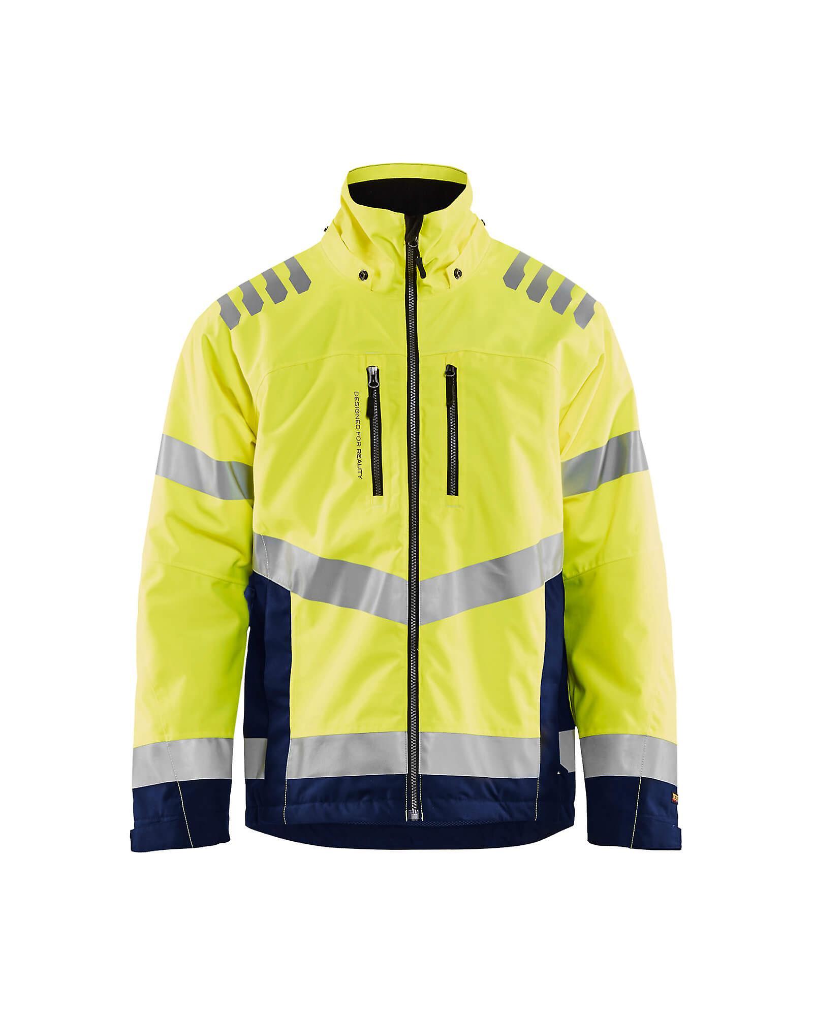 Blaklader 4780 hi-vis winter jacket - mens (47801977) Yellow/navy blue M