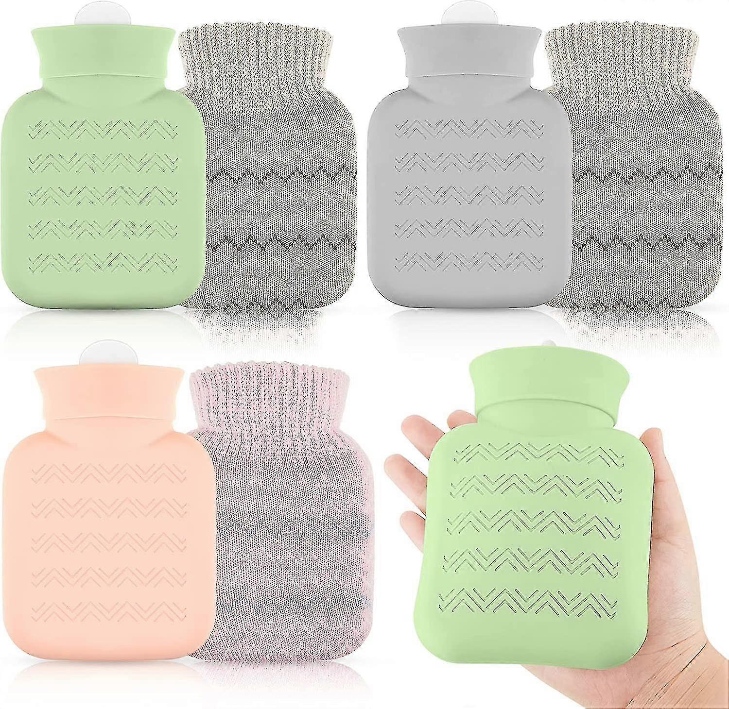 3 Pcs Mini Hot Bottle Silic Hot Bottle With Cover Miave Bottles S Hot Bag For Kids Travel Pain Relief #YoGu