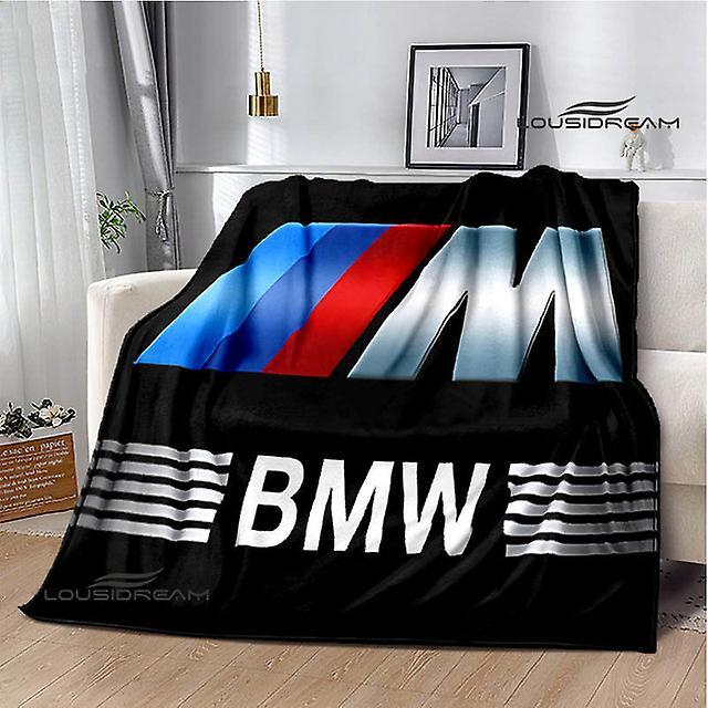 Racing Car Logo Printed Blanket Picnic Blankets Warm Blanket Soft And Comfortable Blanket Home Travel Blanket Birthday Gift 4 75x90cm