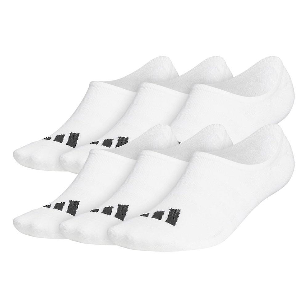 Men's adidas Adidas No-Show Socks 6 Pairs - White Uk 6.5-8