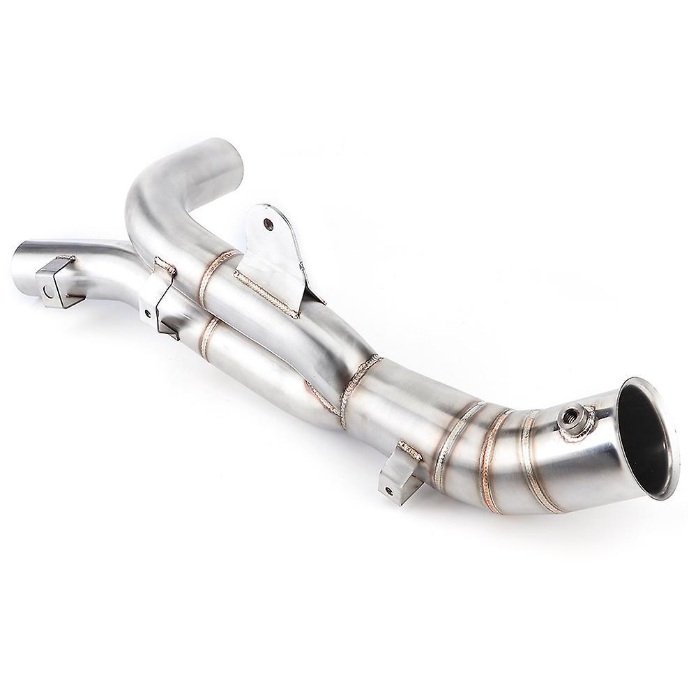 Yamaha YZF R1 2009-2014 Exhaust Mid Pipe L 2009-2014 Yamaha YZF R1 Catalytic Converter Removal Mid Pipe Exhaust Link