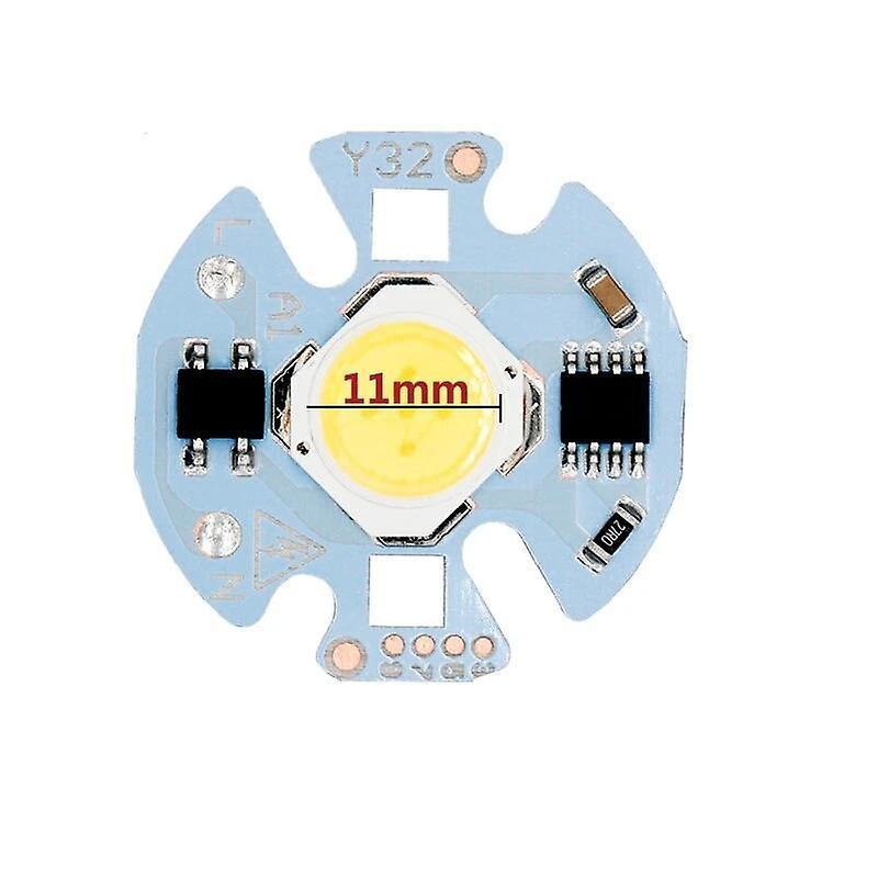 Slowmoose Led Chip -no Need Driver For Flood Light Spotlight Lamp Cold White 9W 220V 32MM